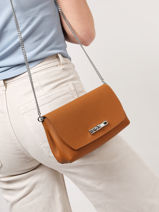 Longchamp Roseau Sac port travers Beige-vue-porte