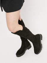 Bottes Cavalires Tamaris Noir women 29-vue-porte