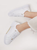Sneakers Uit Leder Tommy hilfiger Wit women 69080K6-vue-porte