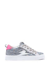 Sneakers Viken En Cuir Semerdjian Argent women VIKE9585