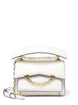 Sac Bandoulire Karl Seven Cuir Grain Karl lagerfeld Blanc karl seven 225W3081