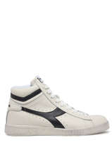 Sneakers Game High Waxed Uit Leder Diadora unisex 89999060