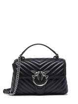 Sac Bandoulire Love Bag Quilt Cuir Pinko Noir love bag quilt A0GK