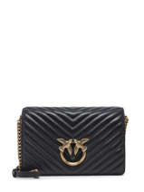 Sac Bandoulire Love Bag Quilt Cuir Pinko Noir love bag quilt A0GK