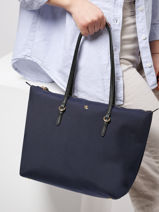 Sac Shopping S Keaton 26 Nylon Lauren ralph lauren Bleu chadwick 31758179-vue-porte