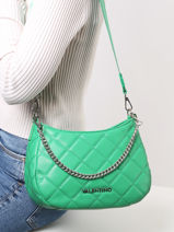 Sac Bandoulire Ocarina Recycle Valentino Vert ocarina recycle VBS6W403-vue-porte