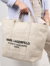 Sac Port paule Rsg Karl lagerfeld Marron rsg 230W3018-vue-porte