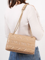 Sac Bandoulire Ada Valentino Marron ada VBS51O05-vue-porte