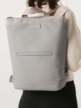 Rugzak Business + Pc14" Kapten and son Zilver backpack UMEA-vue-porte