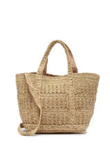 Sac Port Main Cabas Raphia Vanessa bruno Or cabas raphia 91V40435