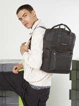 Sac  Dos Business 1 Compartiment + Pc 15'' Kapten and son Noir backpack BERGEN