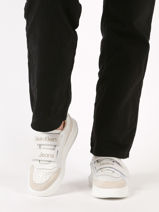 Sneakers Uit Leder Calvin klein jeans Wit women 8790K8-vue-porte