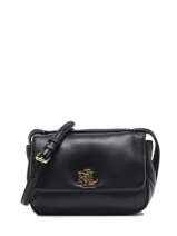 Sac Bandoulire Puffed Sophee Cuir Lauren ralph lauren Noir sophee 31878636