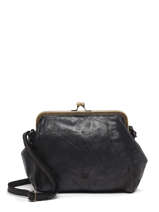 Sac Bandoulire Heritage Cuir Biba Noir heritage BT22