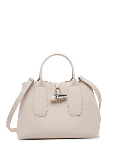 Longchamp Roseau Sac port main Beige