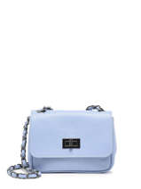 Sac Bandouliere Caviar Cuir Milano Bleu caviar CA21122