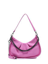 Sac Port paule Caviar Cuir Milano Rose caviar CA22111