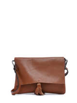 Sac Bandoulire Caviar Cuir Milano Marron caviar CA22112