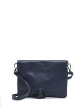 Sac Bandoulire Caviar Cuir Milano Bleu caviar CA22112