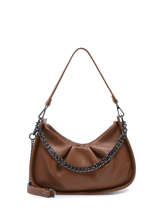 Sac Port paule Caviar Cuir Milano Marron caviar CA22111