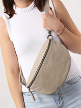 Sac Banane Caviar Cuir Milano Beige caviar CA21123-vue-porte