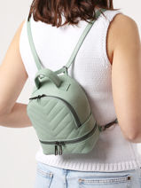Sac  Dos Milano Vert caviar CA22061-vue-porte