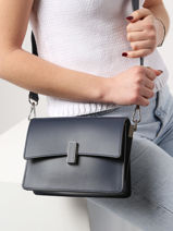 Sac Bandoulire Mirage Cuir Milano Bleu mirage MI22112A-vue-porte
