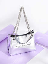 Sac Port paule Sculpted Sculpted Calvin klein jeans Argent sculpted K610397