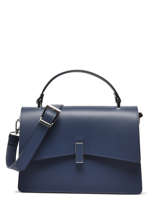 Sac Port Main Mirage Cuir Milano Bleu mirage MI22111A