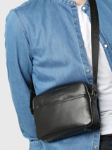 Sac Bandoulire Lancaster Beige soft vintage homme 33-vue-porte