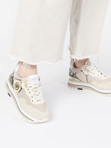 Sneakers Maxi Wonder 01 Liu jo Beige women BA3013EX-vue-porte