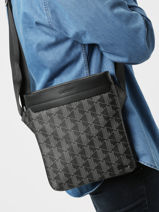 Sac Bandoulire Lacoste Noir the blend NH4260LX-vue-porte