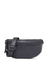 Sac Banane Milano Bleu caviar CA19091B