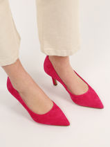 Escarpins Talon Aiguille En Cuir Tamaris Vert women 20-vue-porte
