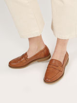 Mocassins Uit Leder Tamaris Bruin women 20-vue-porte