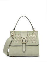 Handtas Ethnique Leder Etrier Groen ethnique EETH001M