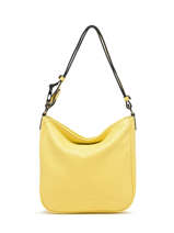 Sac Besace Balade Cuir Etrier Jaune balade EBAL17