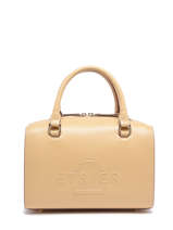Sac Porté Main Fulgurant Cuir Etrier Beige fulgurant EFUL036M