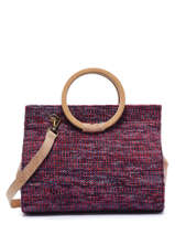 Sac Port� Main Eclipte Bois Woomen Violet eclipte bois WETW02