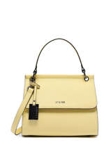 Cross Body Tas Blazer Leder Etrier Geel blazer EBLA001M