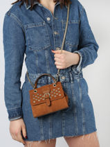 Cross Body Tas Ethnique Leder Etrier Bruin ethnique EETH001S-vue-porte