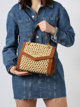Cross Body Tas Escapade Etrier Beige escapade EESC001M-vue-porte