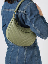 Sac Port paule Rafale Cuir Etrier Vert rafale ERAF017M-vue-porte