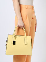Handtas Blazer Leder Etrier Geel blazer EBLA003M-vue-porte