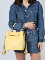 Bucket Bag Blazer Leder Etrier Geel blazer EBLA004M-vue-porte
