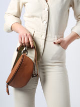 Sac Banane Caviar Milano Marron caviar CA19091C-vue-porte