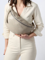 Oversized Belt Bag Caviar Leder Milano Beige caviar - 0CA22091-vue-porte