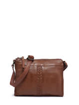 Sac Bandoulire Cow Cuir Basilic pepper Marron cow BCOW58