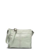 Cross Body Tas Cow Leder Basilic pepper Groen cow BCOW58