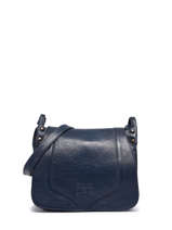 Cross Body Tas Cow Leder Basilic pepper Blauw cow BCOW18